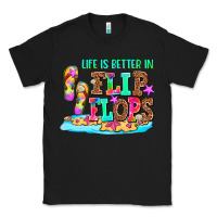 Black life is better in flip flops Classic Tee - AdoDesignShop