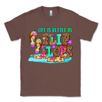 Chestnut life is better in flip flops Classic Tee - AdoDesignShop