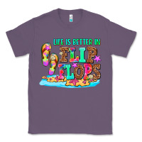 Lavender life is better in flip flops Classic Tee - AdoDesignShop