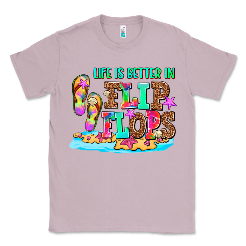 Life Is Better In Flip Flops Classic Tee by AdoDesignShop | Teevron