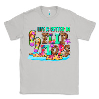 Moon Dust life is better in flip flops Classic Tee - AdoDesignShop