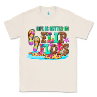 Natural life is better in flip flops Classic Tee - AdoDesignShop