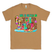 Toasted Coconut life is better in flip flops Classic Tee - AdoDesignShop