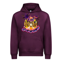 Mauve Wine Hot Mom summer Urban Hoodie - NancyCooperArtShop