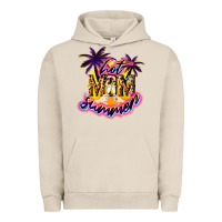 Pigment French Oak Hot Mom summer Urban Hoodie - NancyCooperArtShop