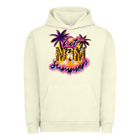 Pigment Pistachio Hot Mom summer Urban Hoodie - NancyCooperArtShop