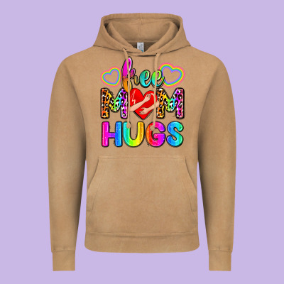 Free Mom Hugs Vintage Hoodie Designed By Zillion Design Studio