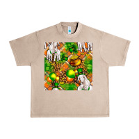 French Oak St patricks  goat family with balloons seamless Urban Heavy Tee - FaDigitalArtStudio