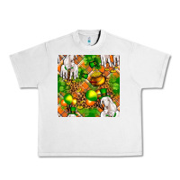 Lunar Rock St patricks  goat family with balloons seamless Urban Heavy Tee - FaDigitalArtStudio