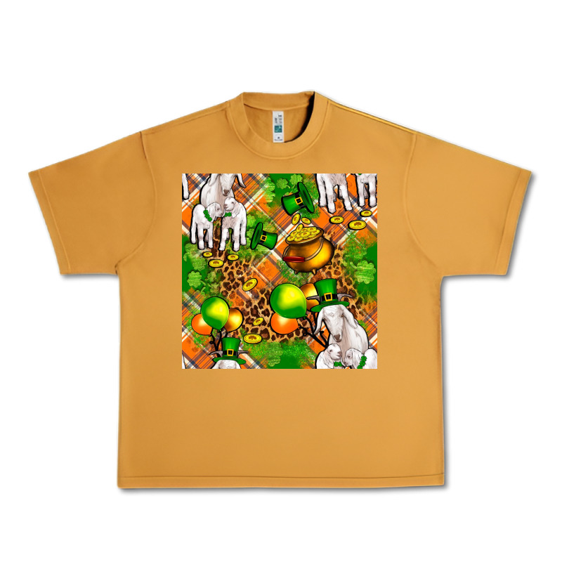 St Patricks  Goat Family With Balloons Seamless Urban Heavy Tee by FaDigitalArtStudio | Teevron