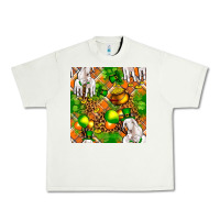Pistachio St patricks  goat family with balloons seamless Urban Heavy Tee - FaDigitalArtStudio