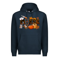 Navy Fall Nurse Premium Hoodie - LillyAllenDesigns