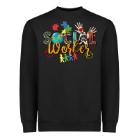 Black social worker Heavyweight Sweatshirt - Zillion Design Studio