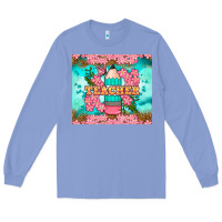 Colony Blue teacher floral pencil tumbler Long Sleeve Tee - BundleAndBundleShop