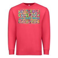Cardinal my temper goes from zerobail money real quick Premium Sweatshirt - NancyCooperArtShop
