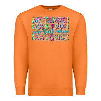 Carrot my temper goes from zerobail money real quick Premium Sweatshirt - NancyCooperArtShop