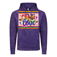 Choose Love Tumbler Vintage Hoodie | Teevron
