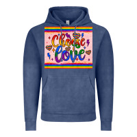 Vintage Denim choose love tumbler Vintage Hoodie - JahusDesignShop