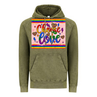 Vintage Olive choose love tumbler Vintage Hoodie - JahusDesignShop