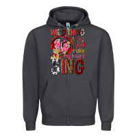 Smoke wild thing you make my heart sing Zipper Hoodie - NancyCooperArtShop