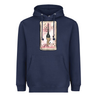 Navy hair stylist Heavyweight Hoodie - MaliasSmallBusiness