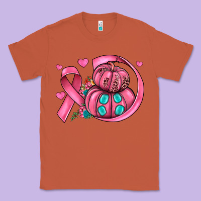 Cancer Ribbon Pumpkins Classic Tee Designed By Jahusdesignshop