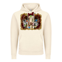 Vintage Artic heifer cow christmas western background Vintage Hoodie - RanaPortraitStore