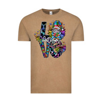 Vintage Coffee love autism Vintage Tee - SublimationCraftShop
