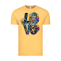 Vintage Mustard love autism Vintage Tee - SublimationCraftShop