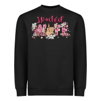 Black spoiled wife Heavyweight Sweatshirt - Zillion Design Studio