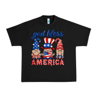 Black god bless america gnome Urban Heavy Tee - HRA Design Shop