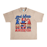 French Oak god bless america gnome Urban Heavy Tee - HRA Design Shop