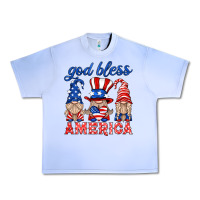 Grape Ice god bless america gnome Urban Heavy Tee - HRA Design Shop