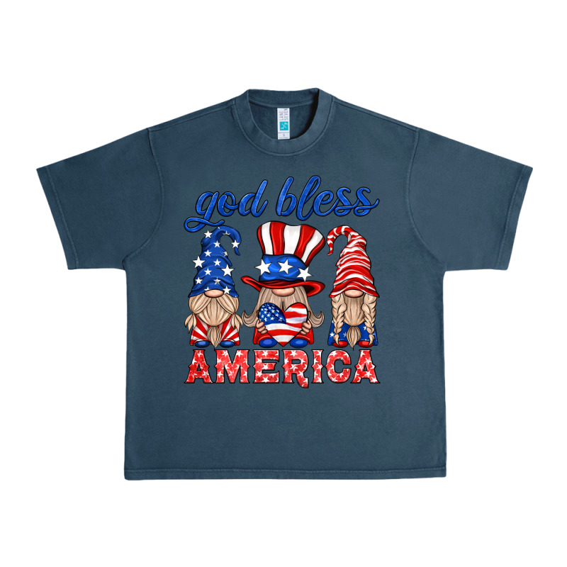God Bless America Gnome Urban Heavy Tee by HRA Design Shop | Teevron