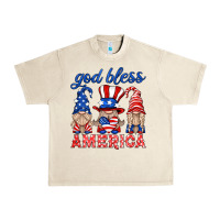 Sandshell god bless america gnome Urban Heavy Tee - HRA Design Shop