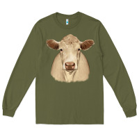 Army Green charolais Long Sleeve Tee - JahusDesignShop