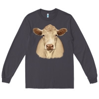 Smoke charolais Long Sleeve Tee - JahusDesignShop