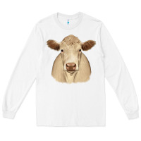 White charolais Long Sleeve Tee - JahusDesignShop
