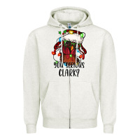 Oatmeal Heather you serious clark Christmas vacation rooster Zipper Hoodie - Jasminsmagicworld