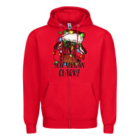 Red you serious clark Christmas vacation rooster Zipper Hoodie - Jasminsmagicworld