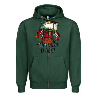 Sports Green you serious clark Christmas vacation rooster Zipper Hoodie - Jasminsmagicworld