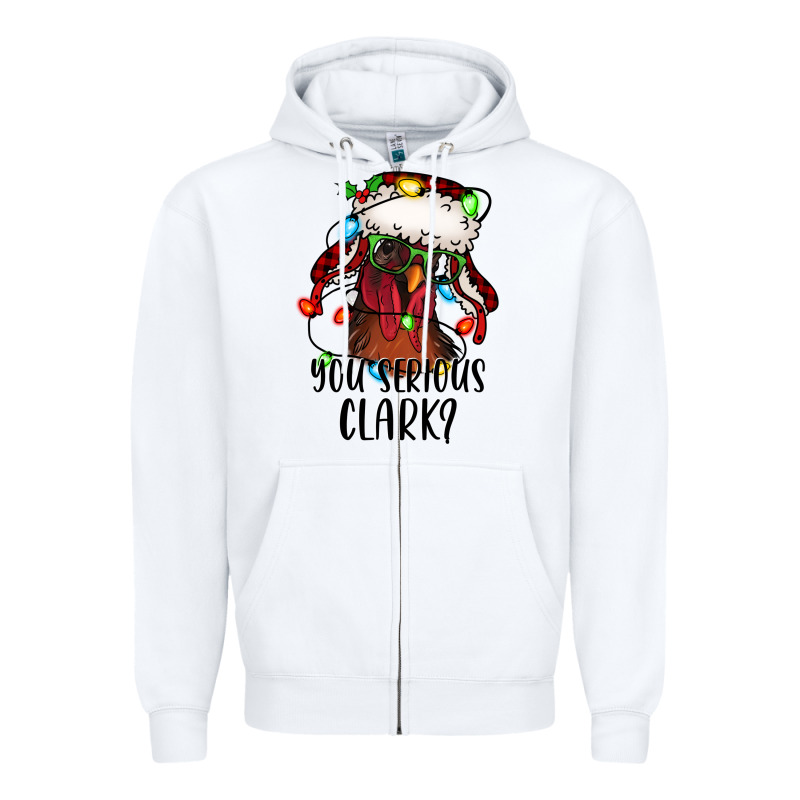You Serious Clark Christmas Vacation Rooster Zipper Hoodie by Jasminsmagicworld | Teevron