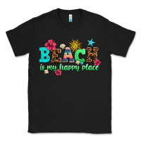 Black beach is my happy place Classic Tee - AdoDesignShop