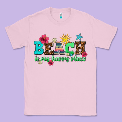 Beach Is My Happy Place Classic Tee Designed By Adodesignshop