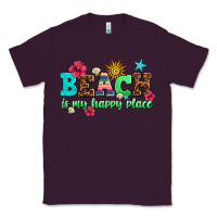Plum beach is my happy place Classic Tee - AdoDesignShop