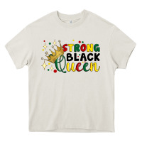 Cream strong black queen Heavy Core Tee - Artiststas