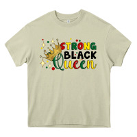 Mossy strong black queen Heavy Core Tee - Artiststas