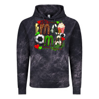 Cloud Black mama soccer with popcorn Vintage Hoodie - texasbilliewilder