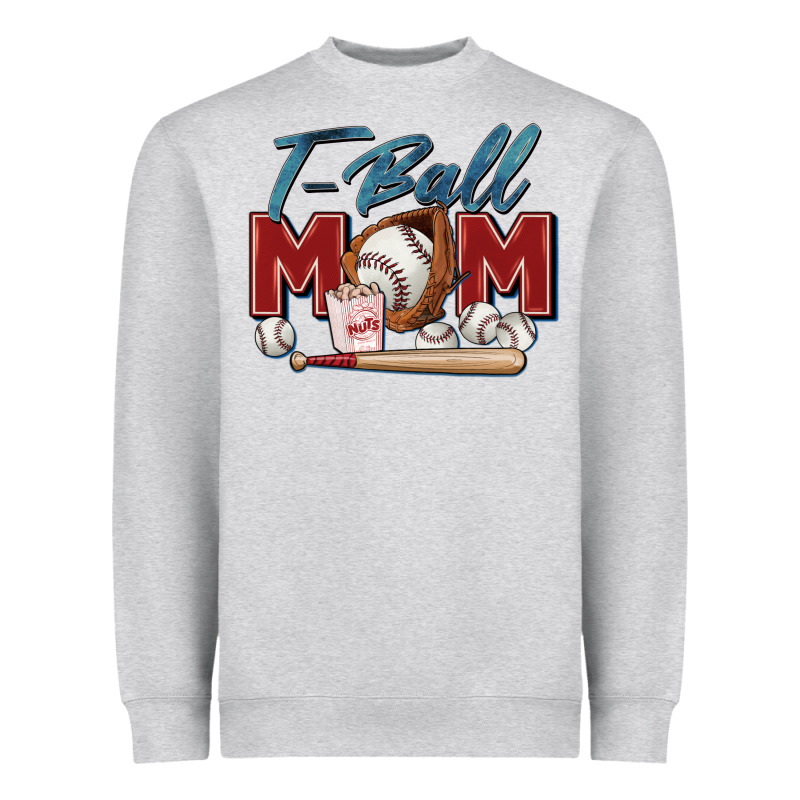 T Ball Mom Heavyweight Sweatshirt by Zillion Design Studio | Teevron