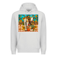 Dove Grey Western Fall Heifer Premium Hoodie - LillyAllenDesigns